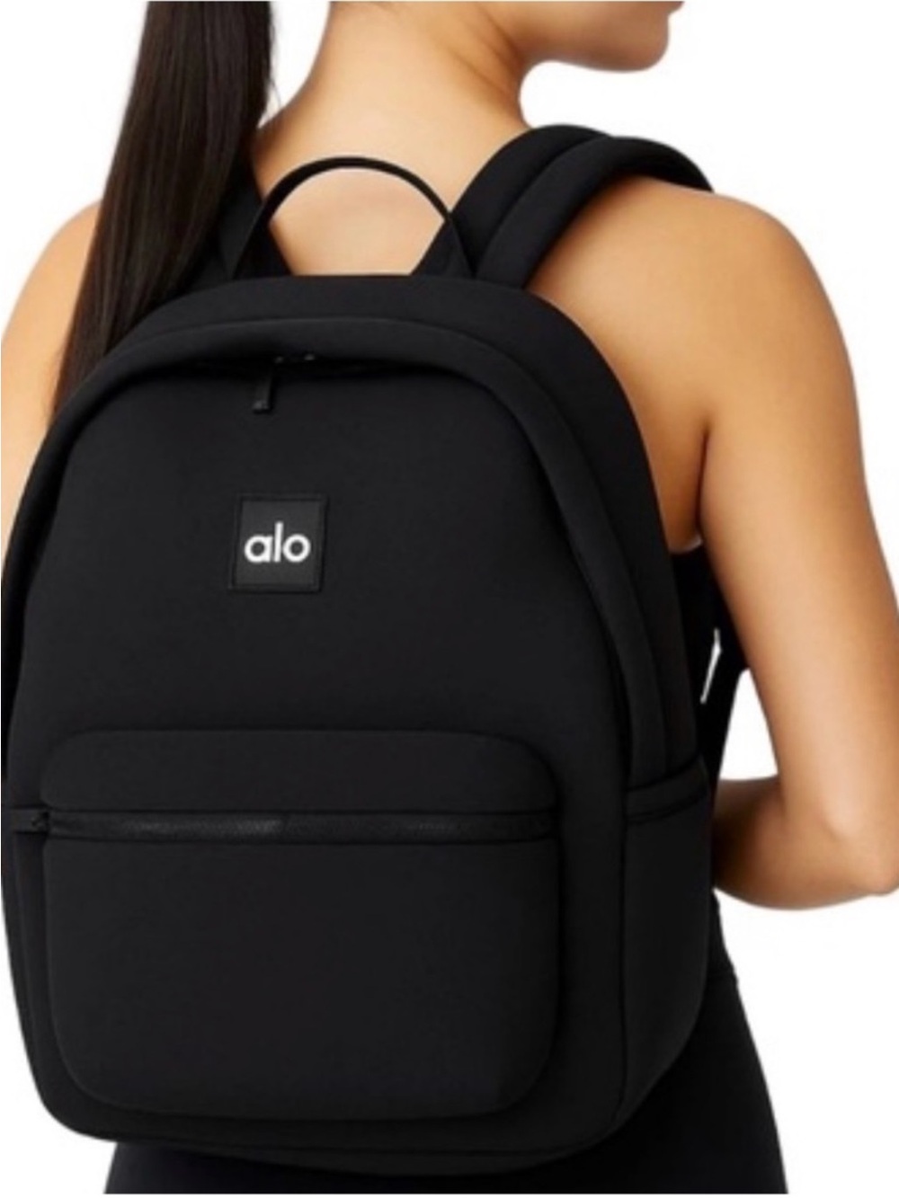 ALO Yoga Black Neoprene Everyday Backpack